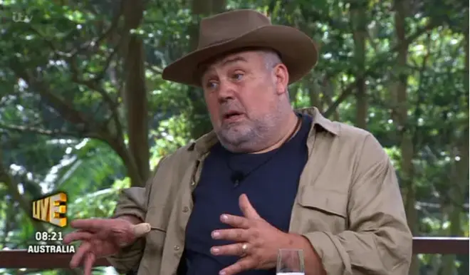 Cliff Parisi became the third celebrity to be voted out the jungle