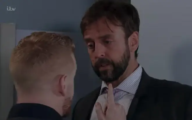 Tension between Gary and Derek will come to a dramatic climax
