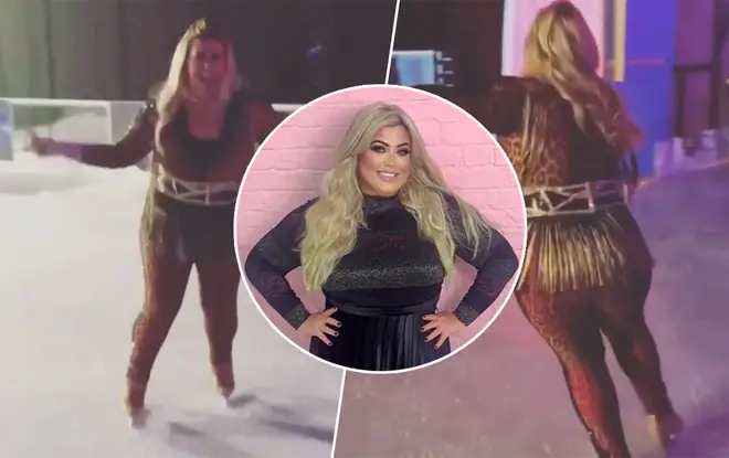 Gemma is looking slimmer than ever in her newest post