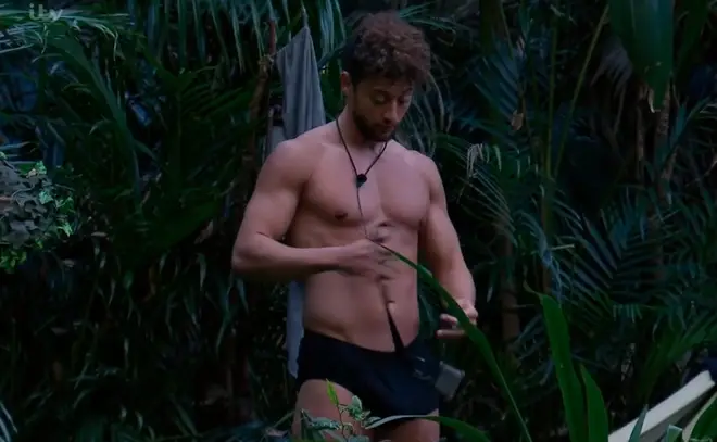 I'm A Celebrity viewers caught a glimpse of Myles' 'bulge'