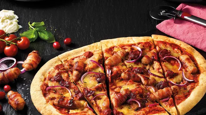 Lidl launches Christmas pizza