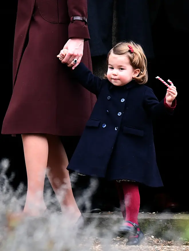 Princess Charlotte on Christmas Day 2016