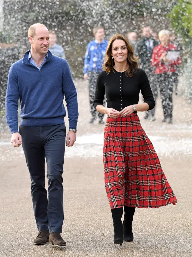 Wills and Kate hosted a Christmas party last year for the family of deployed military