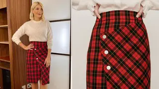 Holly Willoughby's skirt is Maje Paris