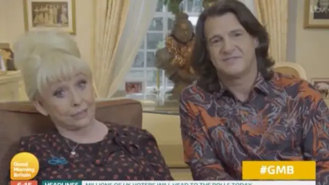 Barbara appeared on Good Morning Britain with her husband Scott earlier today