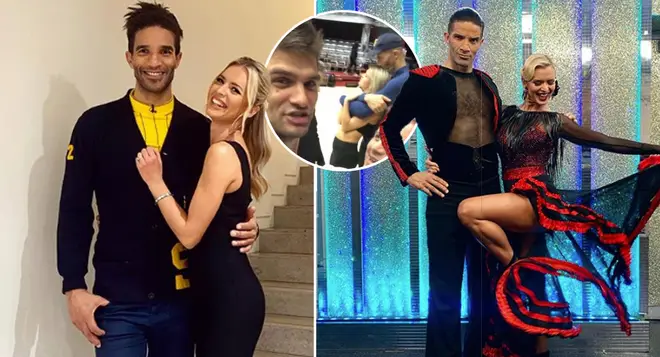 David James has been spotted getting cosy with his former Strictly partner