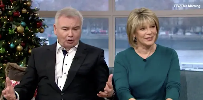 Eamonn joked about the big thing between his legs