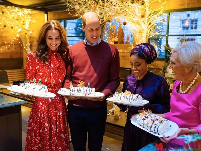 The Duke and Duchess of Cambridge had a bake-off with Mary Berry