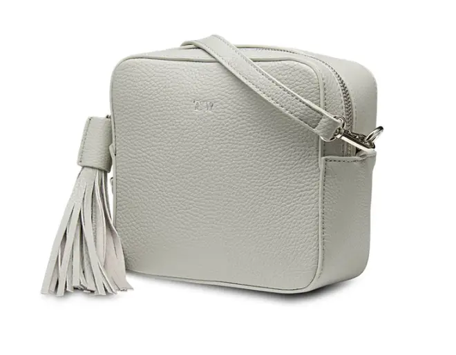 You can get their cross-body bags personalised with your initials