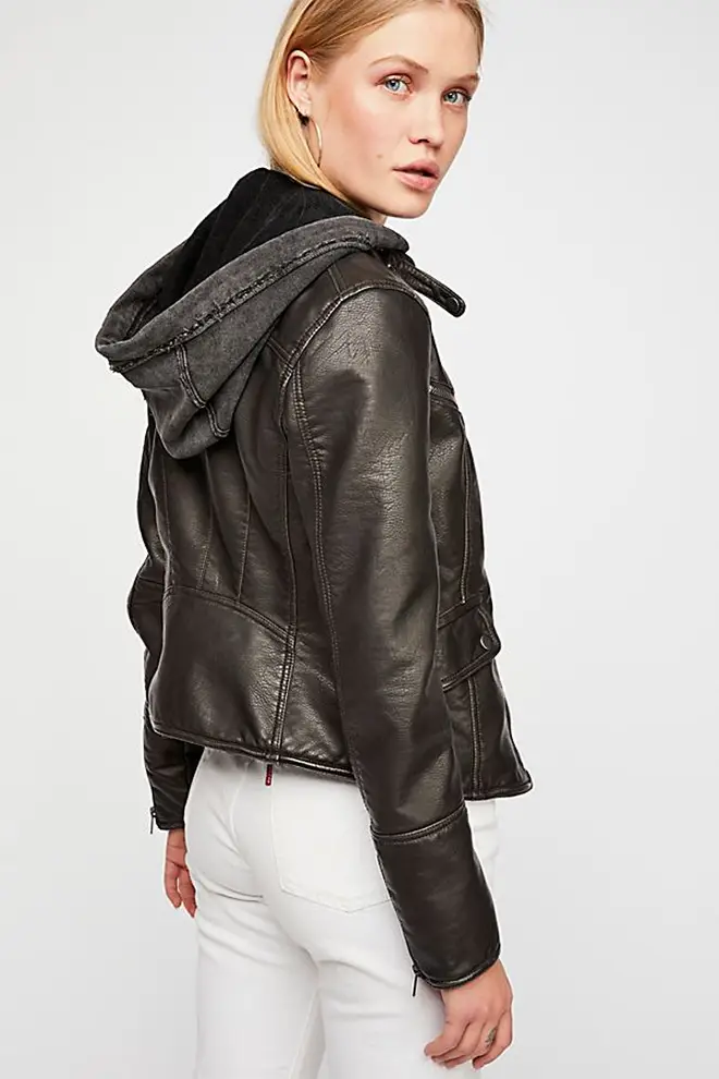 Free People sell a number of faux leather clothing items