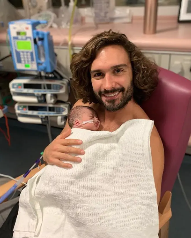 Joe Wicks and wife Rosie's son has been in hospital since he was born earlier this month