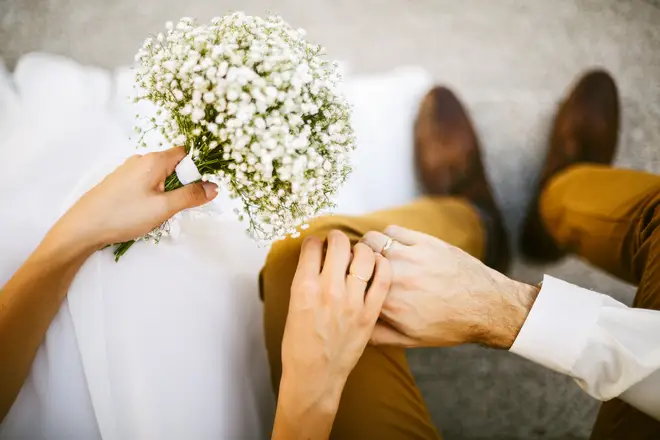 The couple have been slammed for asking for money for their wedding (stock image)