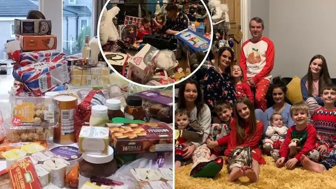 The Radford Family revealed their massive Christmas food shop on YouTube.