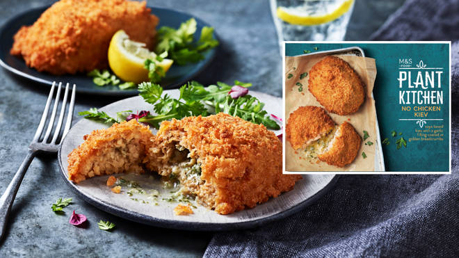 Marks & Spencer is expanding its Plant Kitchen range, including the No Chicken Kiev.
