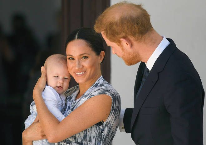 Meghan and Harry sent well wishes to their 10 million Instagram followers.