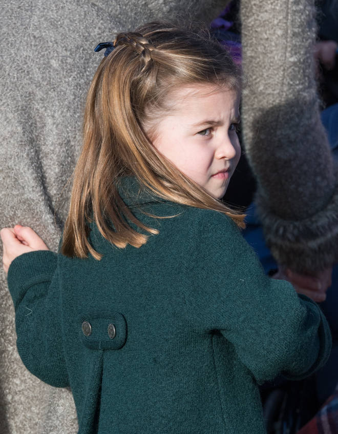 Princess Charlotte captured more hearts on Christmas Day