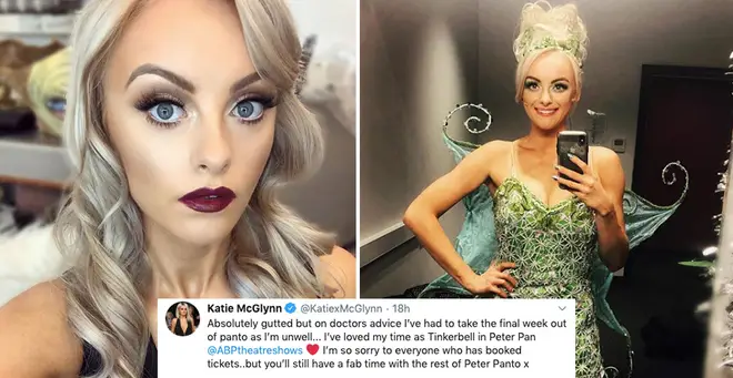 Katie McGlynn revealed she has had to quit panto