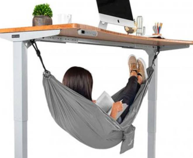 You Can Now Buy An Under Desk Hammock That Lets You Fall Asleep At