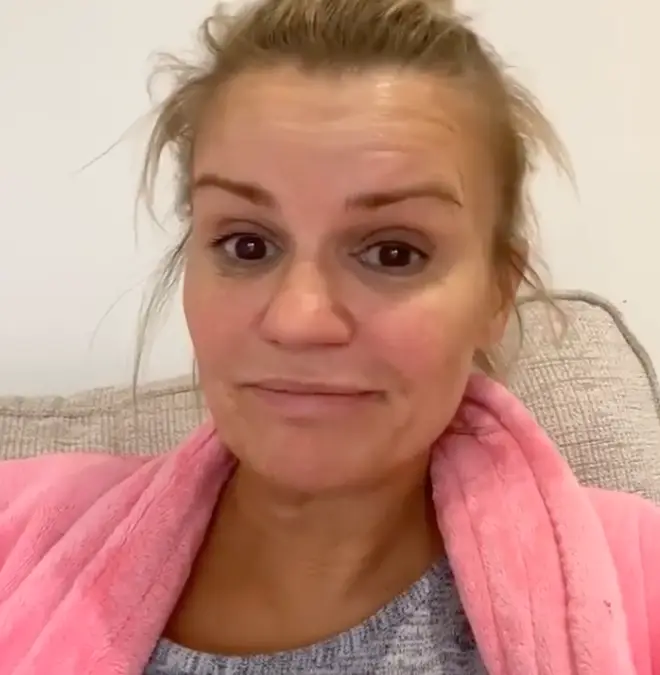 Kerry Katona told her fans she was grounding her son, Max, "for life"