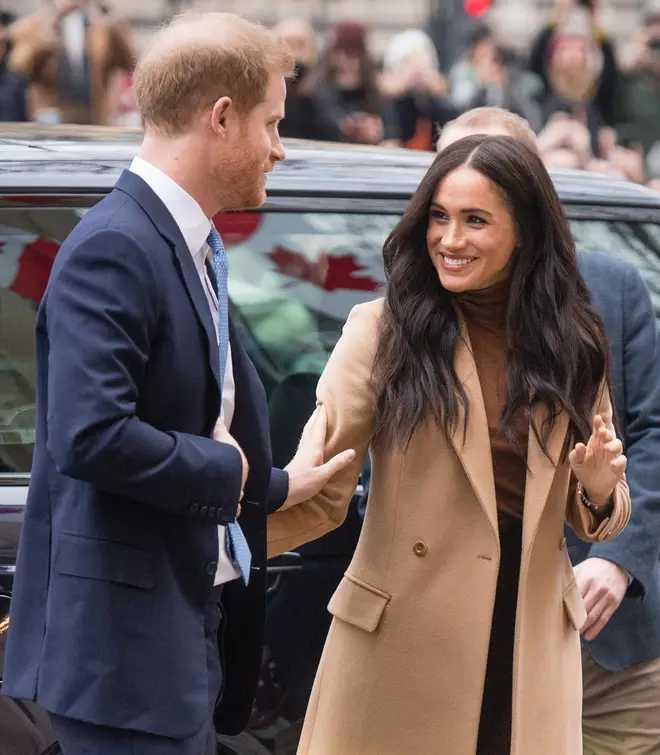 Meghan Markle and Prince Harry looked well-rested and happy as they arrived at Canada House