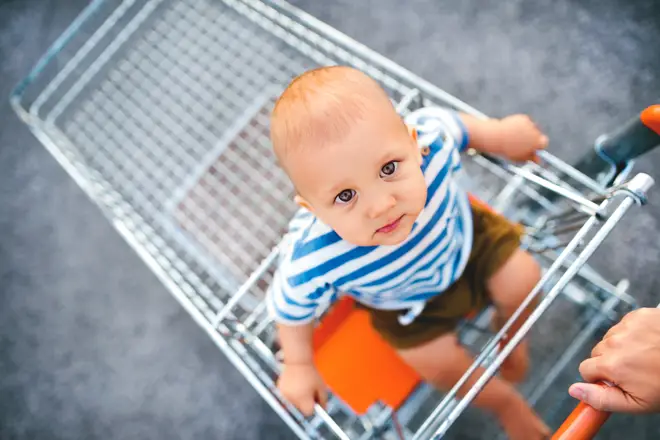 One woman told her her children in the trolley seat was 'illegal' [stock image]