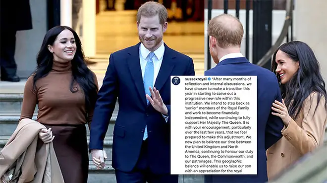 Prince Harry and Meghan Markle announced their decision on Wednesday evening.