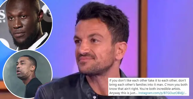 Peter Andre has come under fire