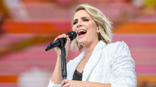 Claire richards performing at Hyde Park in 2019