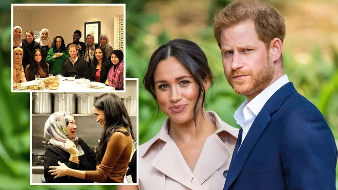 Meghan and Harry have appeared to ignore the media circus around their announcement