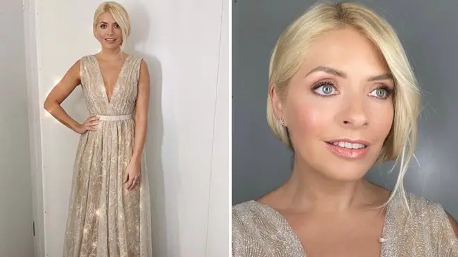 Phillip Schofield's co-star stuns in plunging Celia Kritharioti gown