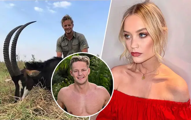 Love Island's Ollie Williams poses with a dead animal