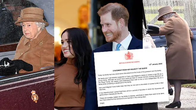 The Queen breaks silence on Prince Harry and Meghan Markle's royal exit