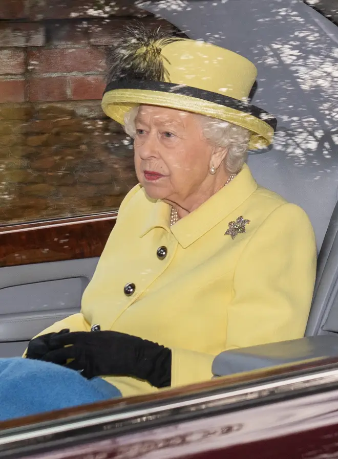 The Queen attended a royal summit today at Sandringham with Prince Charles, Prince William and Prince Harry