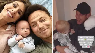 The cute video shows a part of the family's daily fun