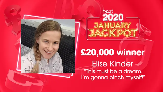 Elise Kinder was one of our £20,000 winners!