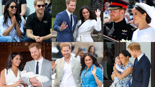 A timeline of Meghan and Harry's life as a royal couple