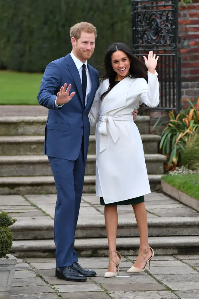 Meghan and Harry announced their engagement and later stepped out for official pictures
