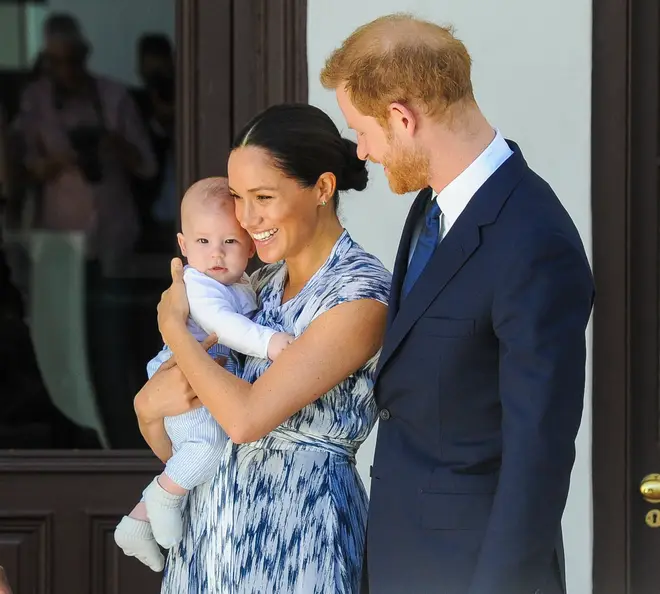 Baby Archie made an outing during Meghan and Harry's royal tour of South Africa