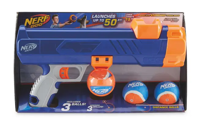 The 'Nerf Dog' has got great reviews and retails at only £10.99
