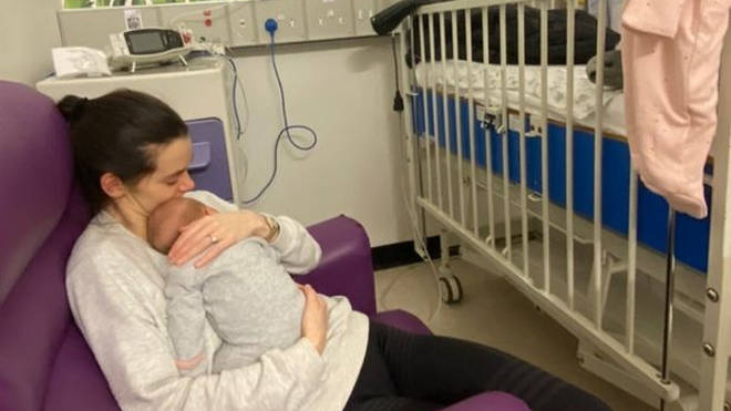 The couple have been in and out of hospital with baby Primrose