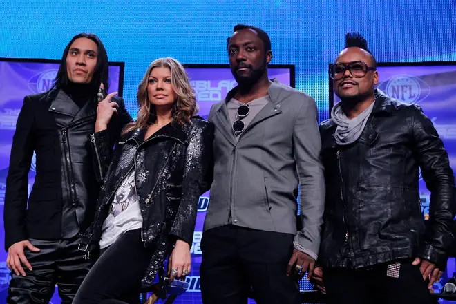 The Black Eyed Peas in full, Taboo, Fergie, will.i.am and apl.de.ap pictured in 2011
