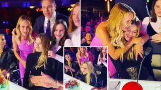 Amanda Holden had a surprise for her 14-year-old daughter