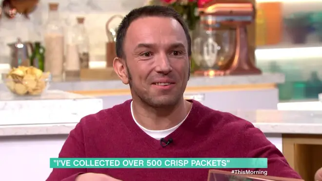 Henry has been collecting crisp packets since he was a child