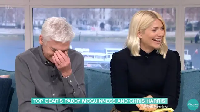 Holly and Phil joked about Paddy's state as he attempted to make it through the interview
