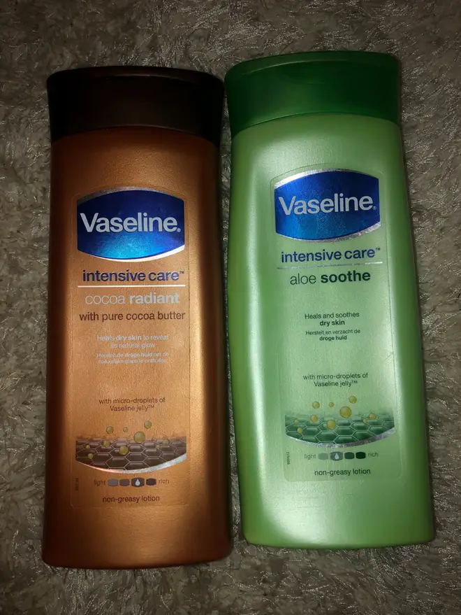 Fleur suggests people purchase these Vaseline moisturiser