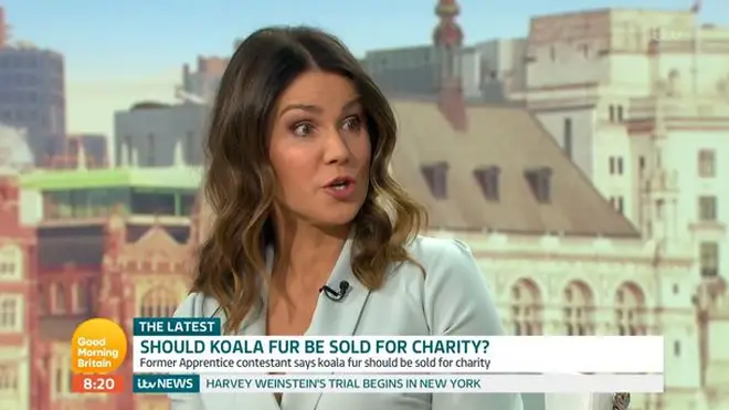 Susanna Reid was shocked by his claims