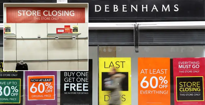 Debenhams is closing five more stores across the country