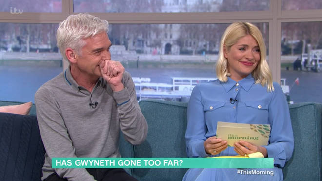 Holly and Phil were left in hysterics during the segment
