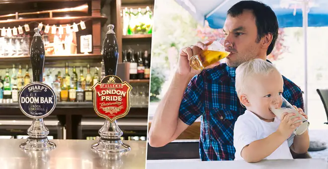 Weatherspoons has banned parents from drinking more than two alcoholic drinks