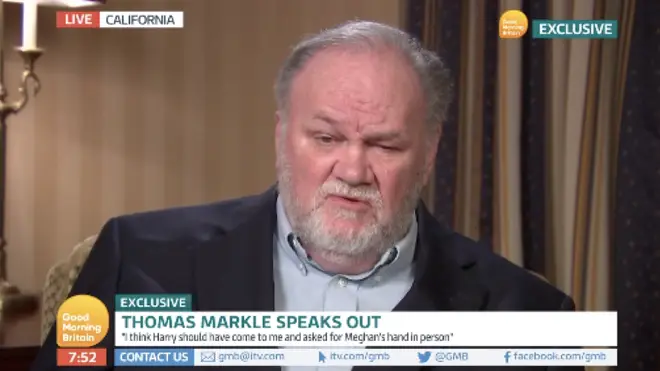 Thomas Markle did an interview on GMB